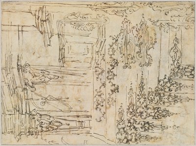 装飾と建築の研究 作： Claude Gillot