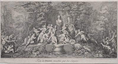 4 つの祭り: ダイアナの祭り 作： Claude Gillot