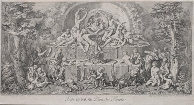 四つの祭り：ファウネの祭り 作： Claude Gillot