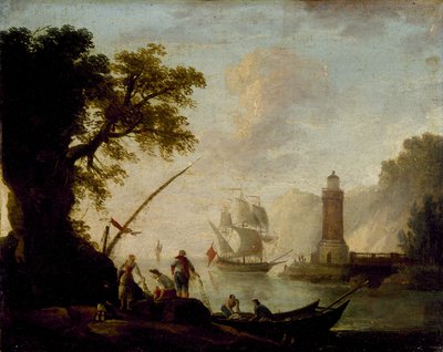 地中海沿岸ビュー、日付なし 作： Claude Joseph Vernet