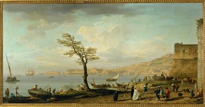 ナポリ湾の眺め ... 作： Claude Joseph Vernet