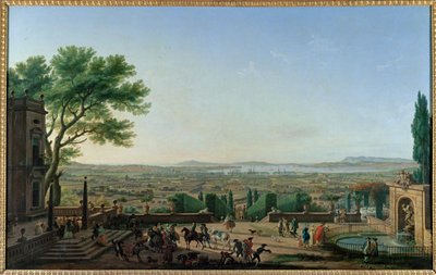 トゥーロンの町と港... 作： Claude Joseph Vernet