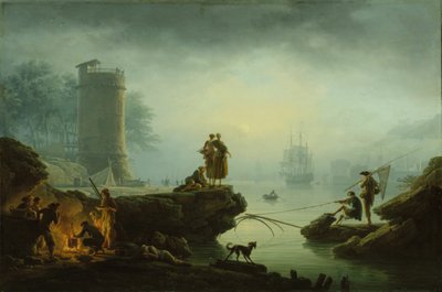 朝 作： Claude Joseph Vernet