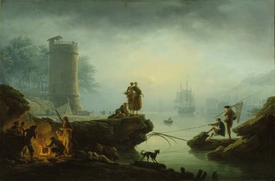 朝、1760年。 作： Claude Joseph Vernet