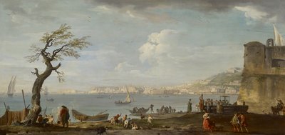 ナポリ、北からの湾の眺め、1742年頃（油彩・キャンバス 作： Claude Joseph Vernet