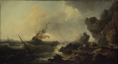 海の嵐 作： Claude Joseph Vernet