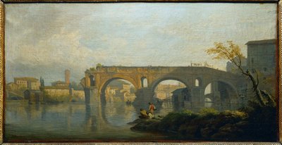 ローマ、ロット橋... 作： Claude Joseph Vernet