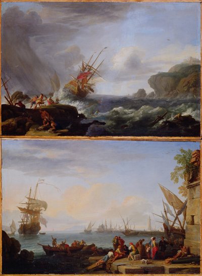 不明な画像 作： Claude Joseph Vernet