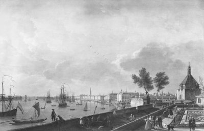 シャトー・トロンペットから見たボルドー港の眺め 作： Claude Joseph Vernet