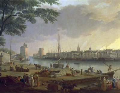 ラ・ロシェル港の眺め ジョセフ・ヴェルネ（1714-1789）作 詳細 作： Claude Joseph Vernet