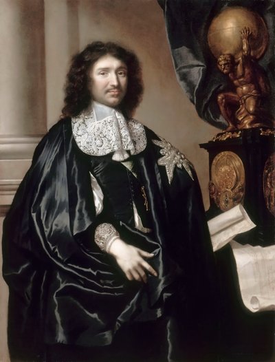 ジャン＝バティスト・コルベール1619-1683の肖像 作： Claude Lefebvre