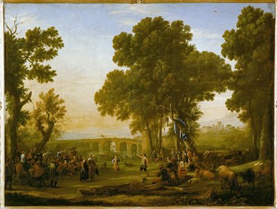 村祭り... 作： Claude Lorrain (1600-82)