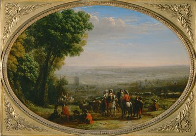 ラ・ロシェルの包囲。ラ・ロシェル包囲戦でのルイ13世 ... 作： Claude Lorrain (1600-82)