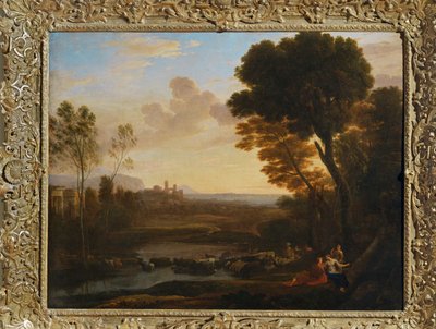 パリとオエノーネのある風景... 作： Claude Lorrain (1600-82)