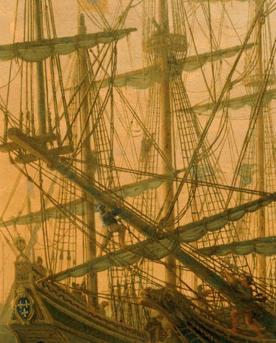 シーポート、夕陽... 作： Claude Lorrain (1600-82)
