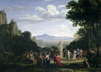 金の子牛の崇拝 作： Claude Lorrain (1600 82)