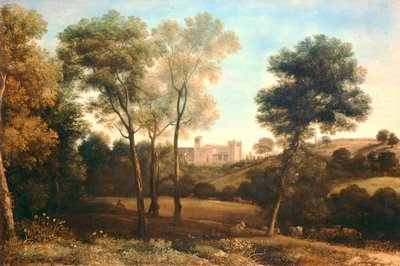 城のある風景 作： Claude Lorrain
