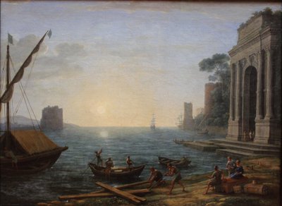 日の出の港 作： Claude Lorrain