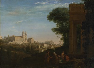 ローマの眺め、1632 作： Claude Lorrain