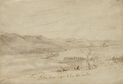 ブラチアーノ湖の眺め、1638〜39年頃 作： Claude Lorrain