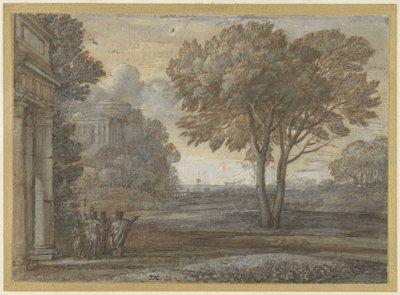 アエネアス オプ デロス 作： Claude Lorrain