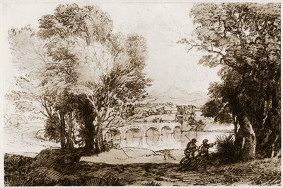 1913年のイタリアの風景。 作： Claude Lorrain