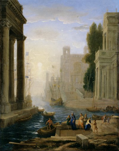 聖ポーラの乗船 作： Claude Lorrain