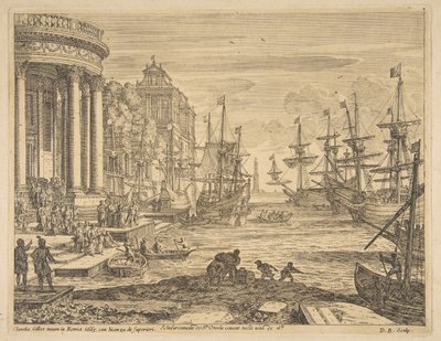 セントウルスラの乗船、1665年。 作： Claude Lorrain