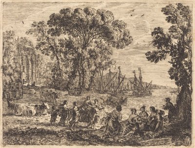 エウロパと雄牛 作： Claude Lorrain