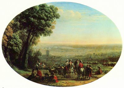 フランス語：ルイ13世によるラ・ロシェル包囲戦、1628年 作： Claude Lorrain