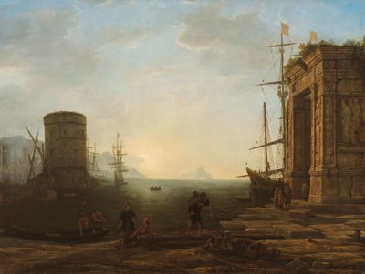 日の出の港 作： Claude Lorrain
