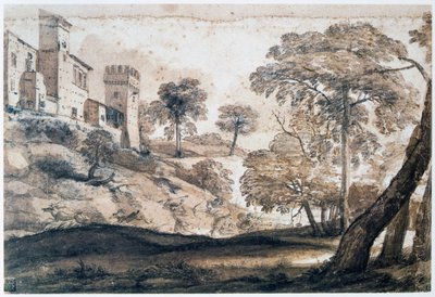狩猟用鹿、17世紀半ば後半 作： Claude Lorrain