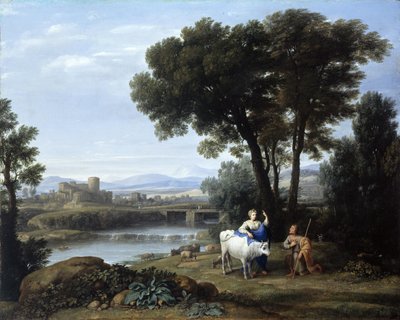 イオをアルガスに託すジュノー 作： Claude Lorrain