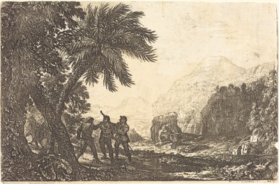 山賊のいる風景 (Scène de brigand) 作： Claude Lorrain
