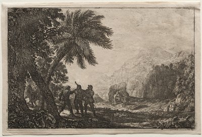 山賊のいる風景 作： Claude Lorrain