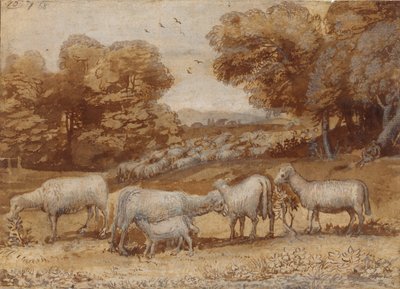 羊のいる風景1648。 作： Claude Lorrain