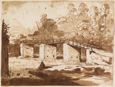 橋のある風景 作： Claude Lorrain