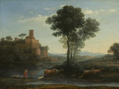 ヤコブの航海のある風景、1677年 作： Claude Lorrain