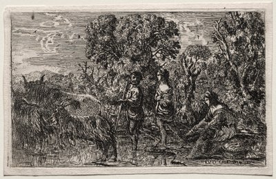 フォードの通過 作： Claude Lorrain