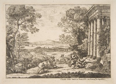 マーキュリーとアーガス、1662。 作： Claude Lorrain