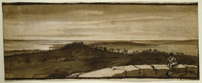 サッソからのパノラマ、1649〜1655年 作： Claude Lorrain