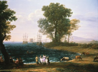 レイプ・オブ・エウロパ 作： Claude Lorrain