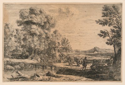 レベッカとエリエゼル 作： Claude Lorrain