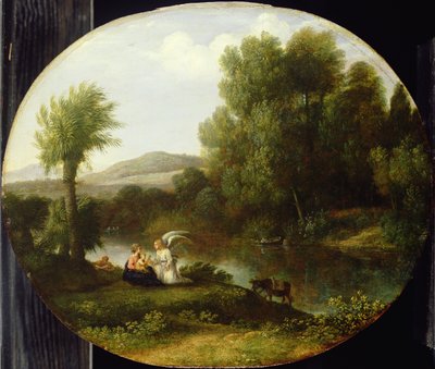 エジプトへの逃避、1646 作： Claude Lorrain