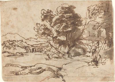 川の風景 作： Claude Lorrain