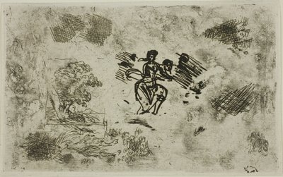 座っている女性とその他のスケッチ 作： Claude Lorrain