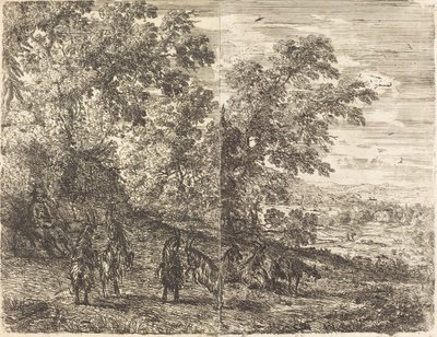 ヤギを連れた羊飼い (Les chèvres) 作： Claude Lorrain
