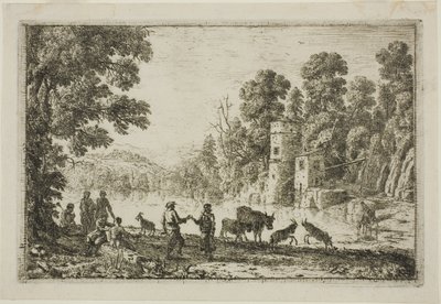 川岸のダンス 作： Claude Lorrain