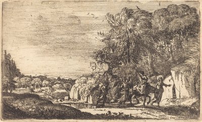 エジプトへの逃避 (La fuite en Egypte) 作： Claude Lorrain