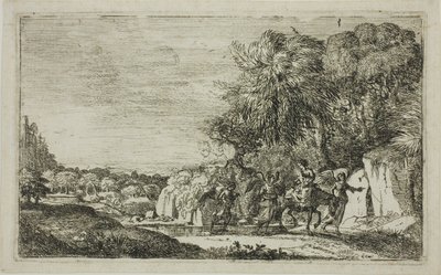 エジプトへの逃避 作： Claude Lorrain